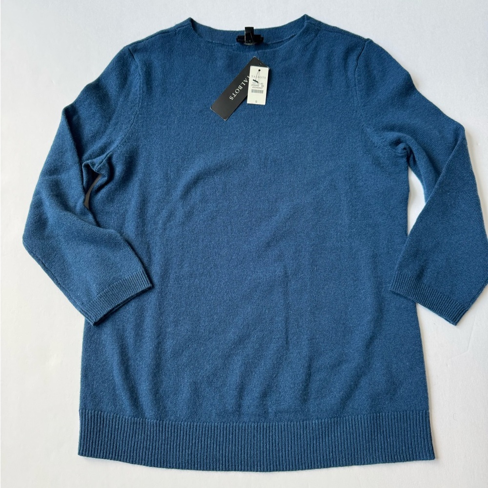 Talbots Cashmere Sweater in Teal NWT